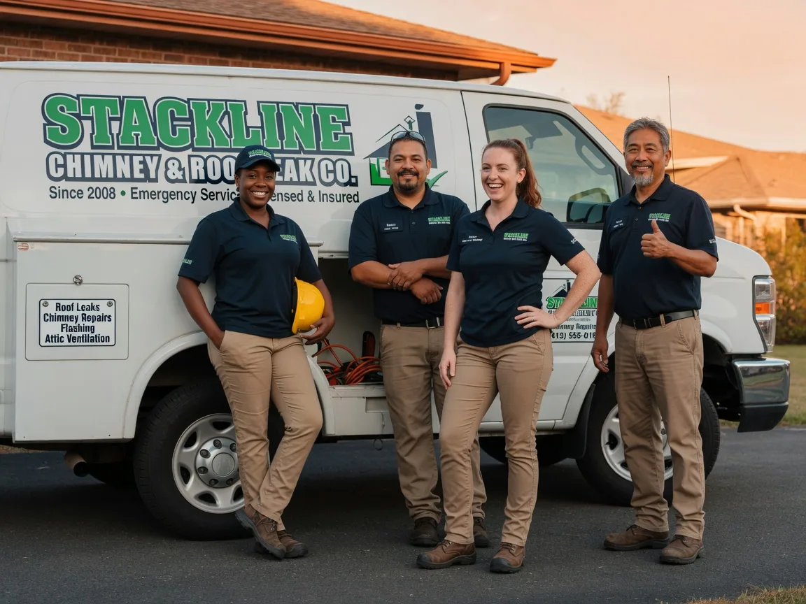 Chimney flashing repair company in Champlin, MN